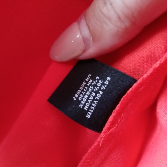 Victoria Beckham Orange & Black Drop Waist Scalloped Trim Cocktail Dress. Size2X - Picture 10 of 15